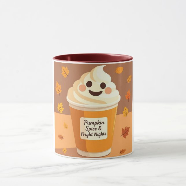Pumpkin Spice Coffee Mugg - Autumn Halloween (Center)