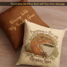 Pumpkin Spice Coffee Vintage Stil