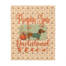 Pumpkin Spice Dachshund Nice