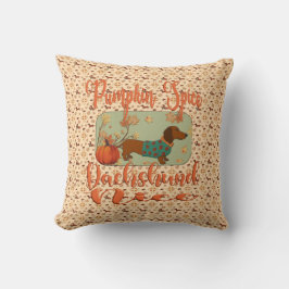 Pumpkin Spice Dachshund Nice Kudde