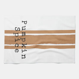 Pumpkin Spice Fall Tea Towel Kökshandduk