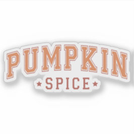Pumpkin Spice | Fall | Vinyl, skuren med Anpassnin Klistermärken