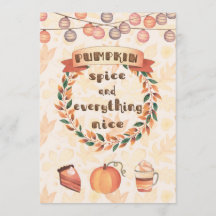 Pumpkin Spice Fall Wandeand Dinner (Thanksgiving)