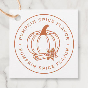 Pumpkin spice flavce homemade aestesies gåvor etiketter