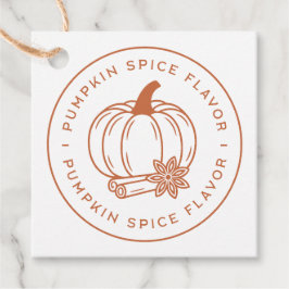 Pumpkin spice flavce homemade aestesies gåvor etiketter