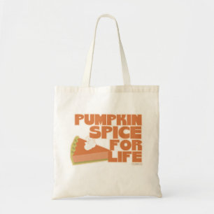 Pumpkin Spice for Life Autumn Paj Design Tygkasse
