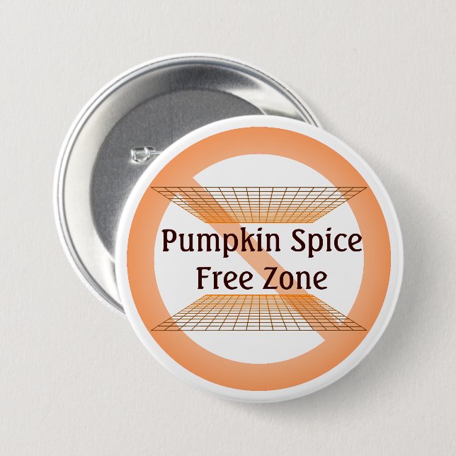 Pumpkin Spice Free Zon Knapp (Framsida & baksida)