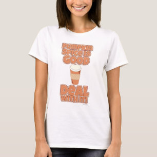 Pumpkin Spice Funny Cute Tecknad Slogan T Shirt