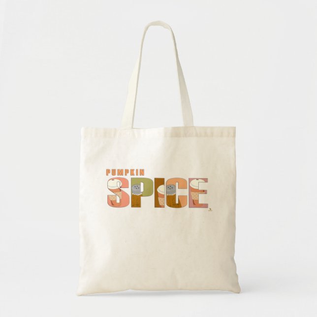 Pumpkin Spice Funny Fall Slogan Tygkasse (Framsidan)