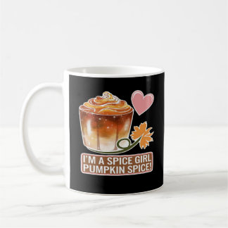 Pumpkin Spice Girl Fall Latte Sticker Kaffemugg