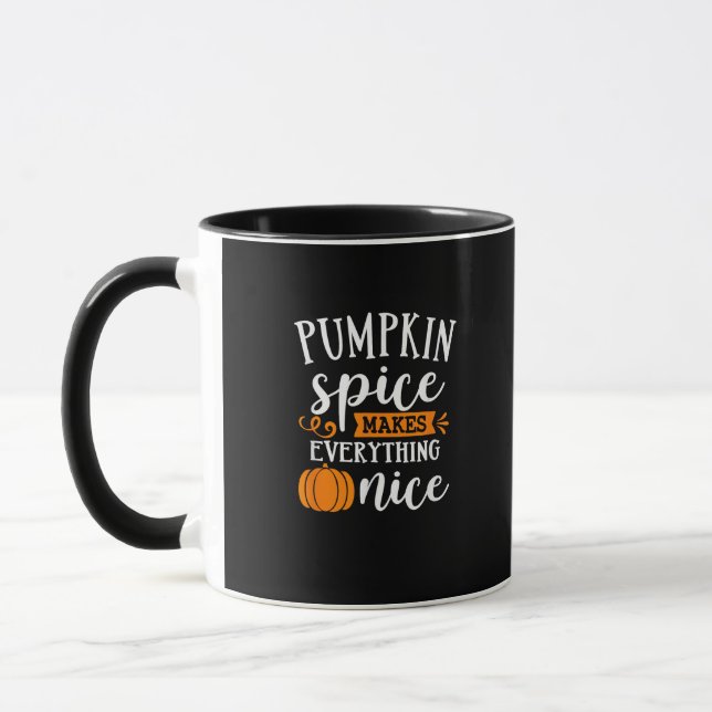 Pumpkin Spice gör allt bra Mugg (Vänster)