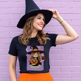 Pumpkin Spice gör den här häxan fin pastel T Shirt