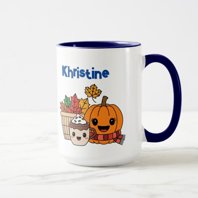 Pumpkin Spice Gratitude Mugg - Gratish Heart Mugg (Höger)