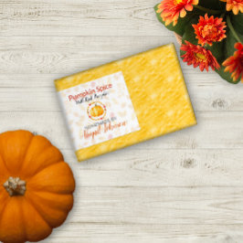 Pumpkin Spice Handmade Homemade Soap | Skruvetiket Mat Etiketter