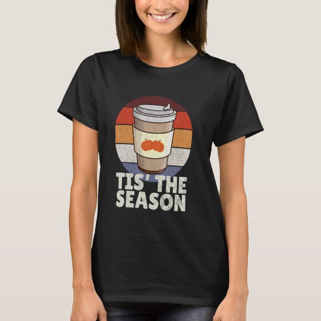 Pumpkin Spice, hösten tis, säsong T Shirt (Framsida)