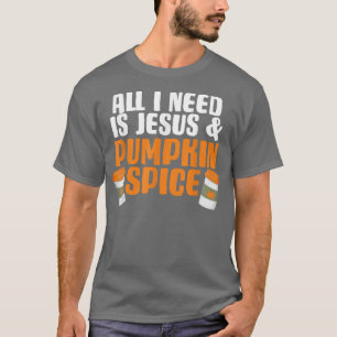 Pumpkin Spice Jesus höstsäsong Religiösa C T Shirt