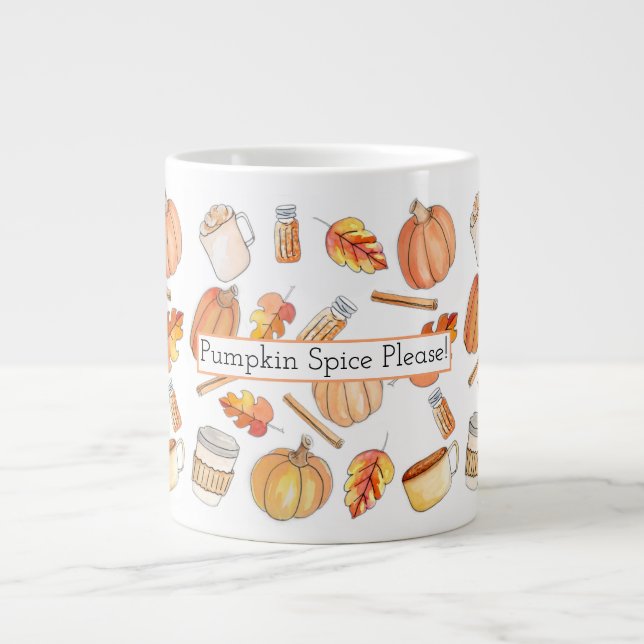 Pumpkin Spice Jumbo Mugg (Framsidan)