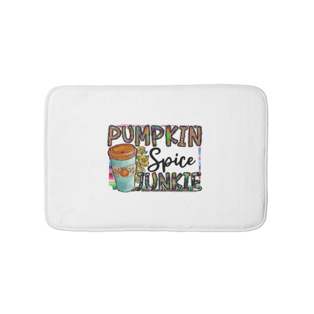 Pumpkin Spice Junkie Badrumsmatta (Framsidan)