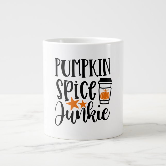 Pumpkin Spice Junky Jumbo Mugg (Framsidan)