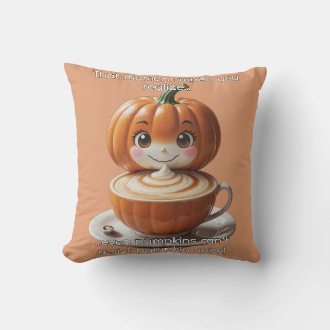 Pumpkin Spice Kudde (Framsida)