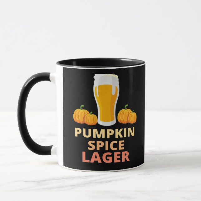 Pumpkin Spice Lager, Pumpkin Spice Shirt, Pumpkin Mugg (Vänster)