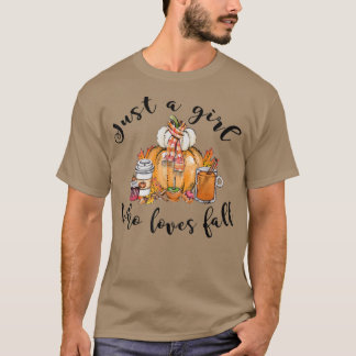 Pumpkin Spice Latte, bara en kvinna som Kärlek fal T Shirt