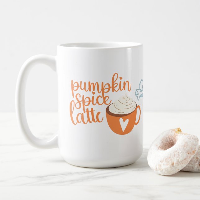Pumpkin Spice Latte Coffee Mugg (Med munk)