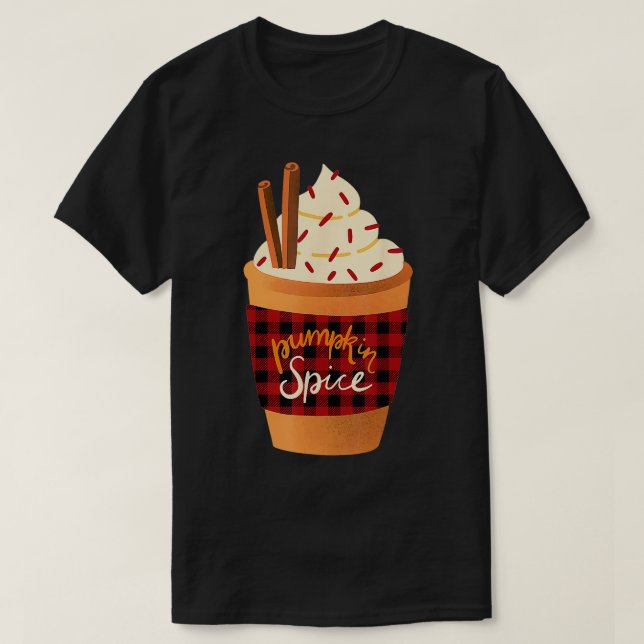 PUMPKIN SPICE LATTE Fall Coffee Pumpkin Spice than T Shirt (Design framsida)
