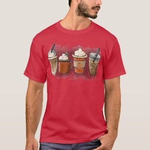 Pumpkin Spice Latte Fall Coffee Warm Mysigt Höst S T Shirt