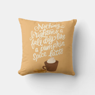 Pumpkin Spice Latte fall/höst Kudde