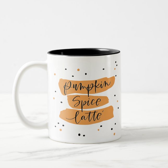 Pumpkin Spice Latte Fall Kopp PSL Mugg (Vänster)