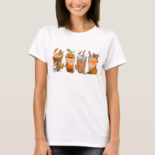 Pumpkin Spice Latte Fall T Shirt