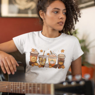 Pumpkin Spice Latte Fall T Shirt