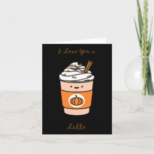 Pumpkin Spice Latte I Kärlek, du är sen Kort