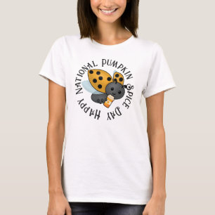 Pumpkin Spice Latte Ladybug T-Shirt