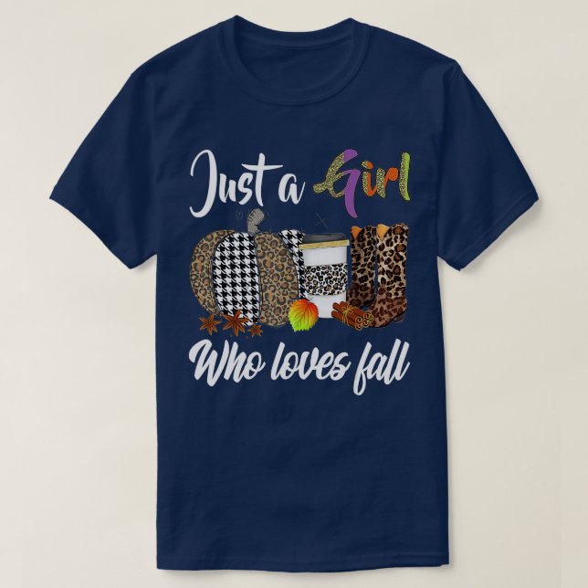 Pumpkin Spice Latte Lämnar bara en flicka som Kärl T Shirt (Design framsida)