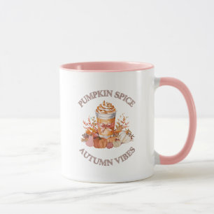 Pumpkin Spice Latte Mysigt Autumn Fall Pumpkin Sea Mugg