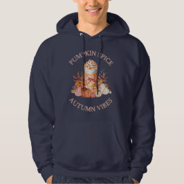 Pumpkin Spice Latte Mysigt Autumn Fall pumpor Seas Hoodie