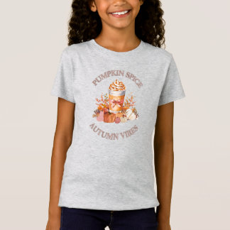 Pumpkin Spice Latte Mysigt Autumn Fall pumpor Seas T Shirt