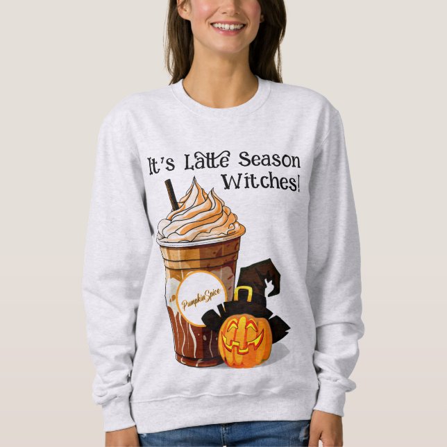 Pumpkin Spice Latte | Witch | Kvinnor | Sötskjorta T Shirt (Framsida)