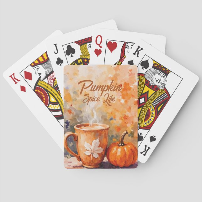 Pumpkin Spice Life Casinokort (Baksidan)