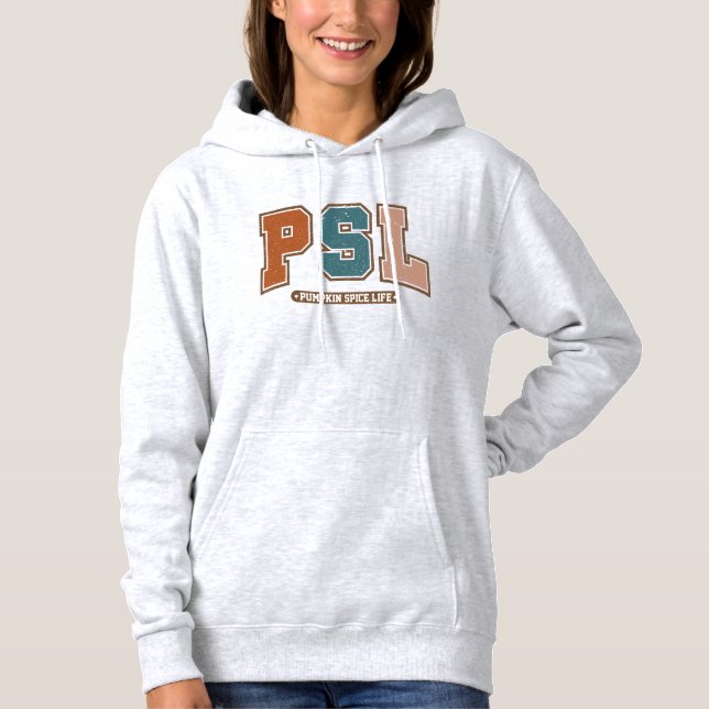 Pumpkin Spice Life | PSL | Kollegium Universiteten T Shirt (Framsida)