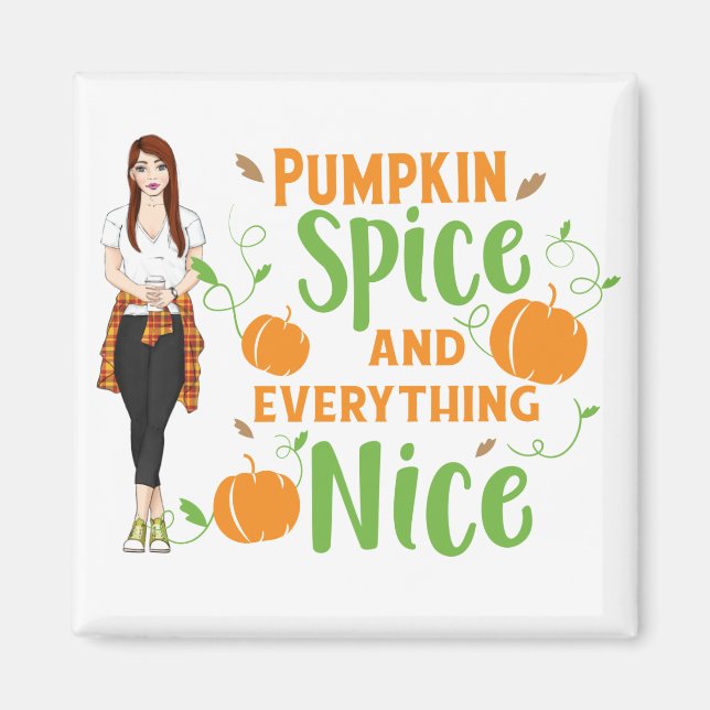 Pumpkin Spice Magnet (Framsidan)