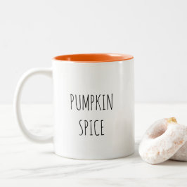 Pumpkin Spice Minimalist Coffee Mugg
