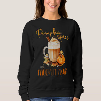 Pumpkin Spice & Moonlit Nights, söt höstskorpa T Shirt