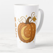 Pumpkin Spice & Mystic Nights Glitter Latte Mugg