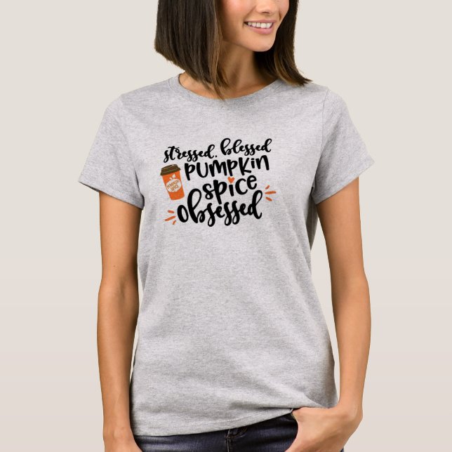 Pumpkin Spice observerad T Shirt (Framsida)