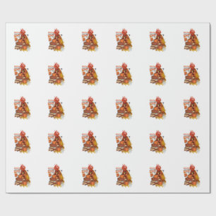 Pumpkin Spice och All Nice Fall Chicken Vib Presentpapper