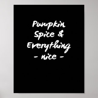 Pumpkin Spice och allt är viktigt Poster