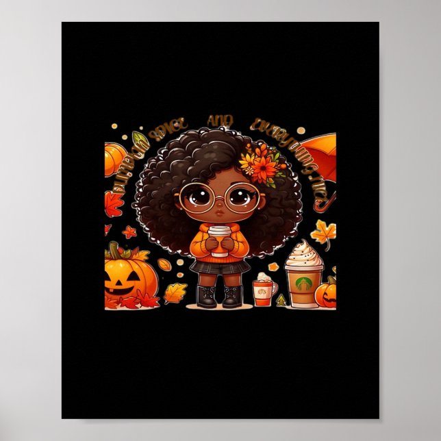 Pumpkin Spice och allt finstilt Poster (Framsidan)